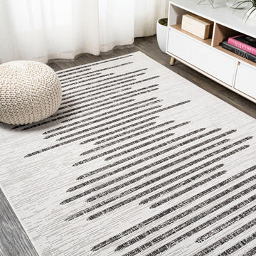 Zolak Berber Stripe Geometric Area Rug